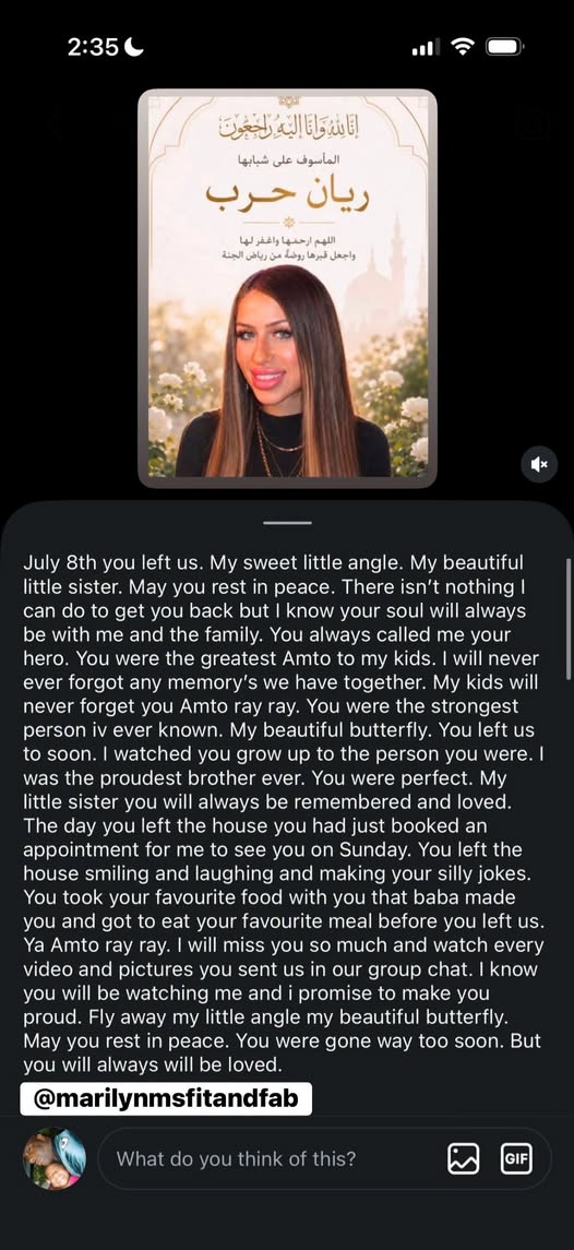 Rayan Harb Accident, Death- In Loving Memory of Rayan Harb, Who Sadly Passed Away in a Tragic Accident